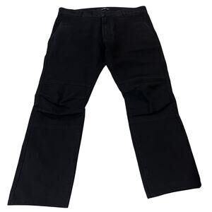 16-81 BALMAIN Men's Moto Biker Straight Leg Jeans Black IT50/US34